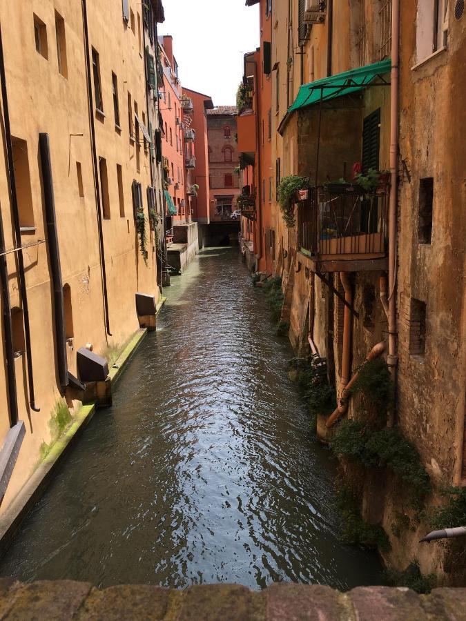 Monolocale Centro Storico Via Piella Villa โบโลญญา ภายนอก รูปภาพ